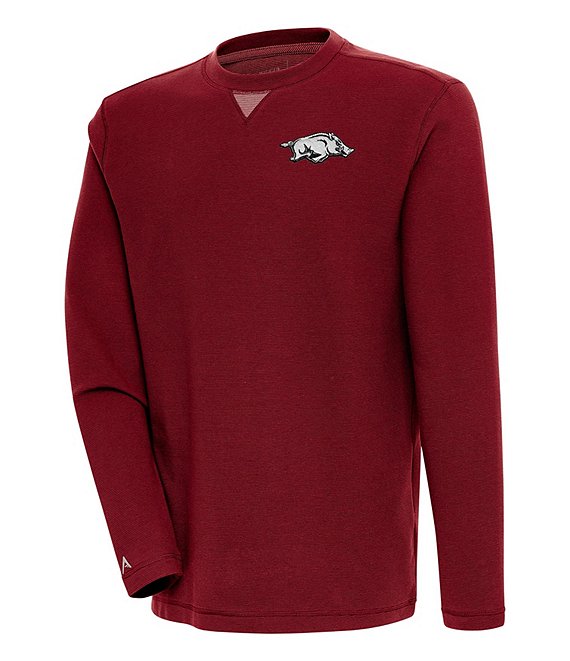 Color:Arkansas Razorbacks Cardinal Red - Image 1 - NCAA SEC Flier Bunker Sweatshirt