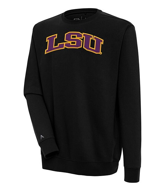 Color:LSU Tigers Black - Image 1 - NCAA SEC Victory Crew Sweatshirt