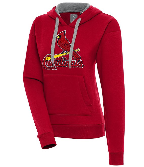 Antigua Women's MLB Chenille Patch Victory Pullover Hoodie