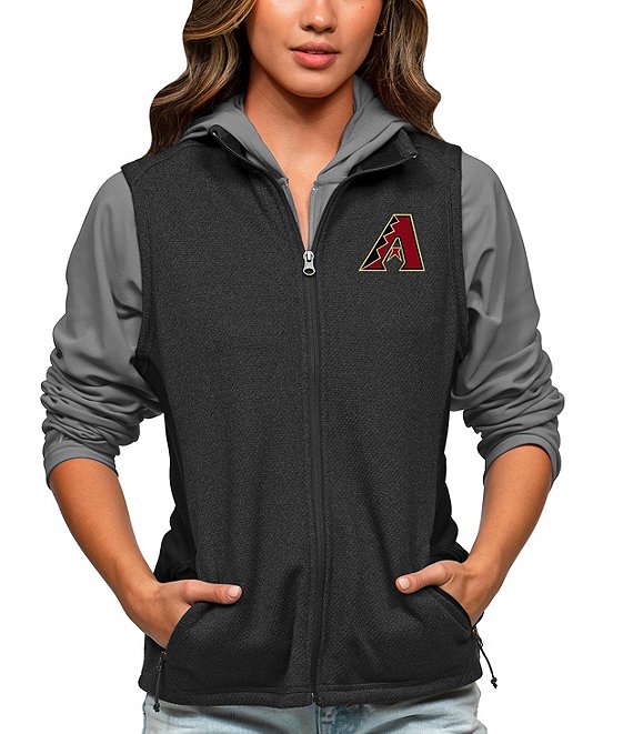 Color:Arizona Diamondbacks Black - Image 1 - Women's MLB National League Course Vest