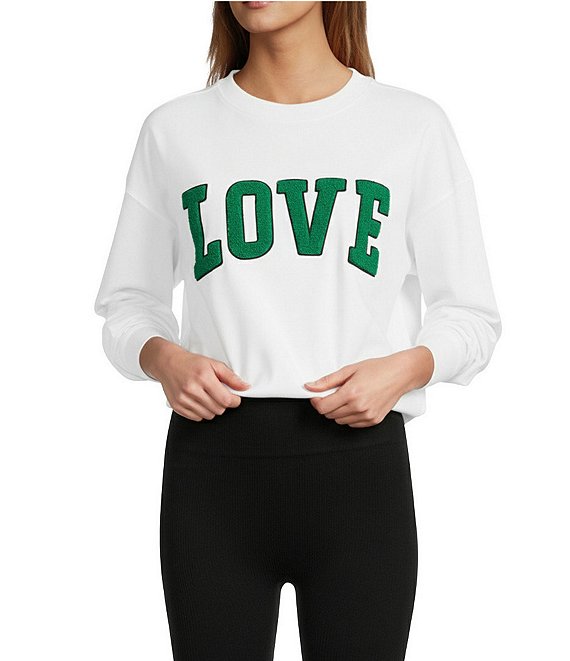 Antonio Melani Active Love Pullover Sweatshirt, Ivory - Image 1