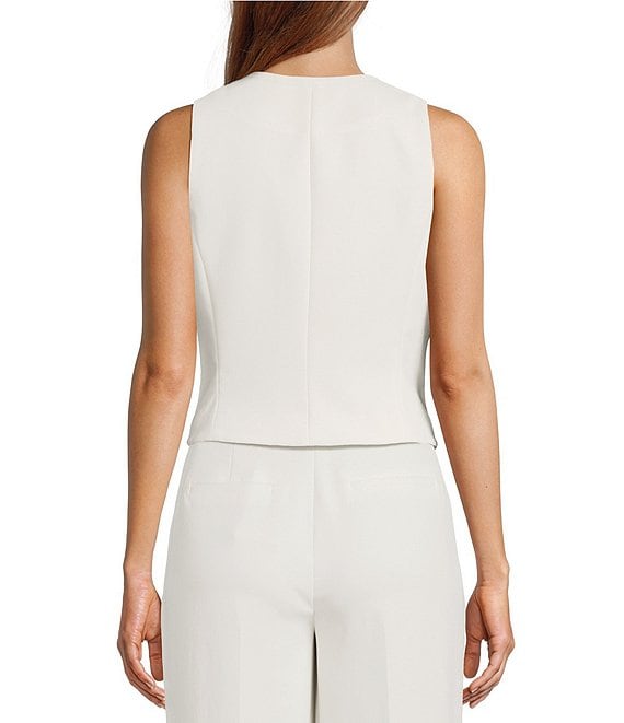 Antonio Melani Adrienne Sleeveless V-Neckline Hook Front