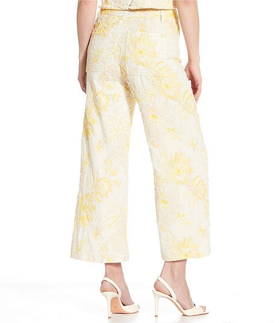 Antonio Melani Alexa Embroidery Flat Front Coordinating Pants