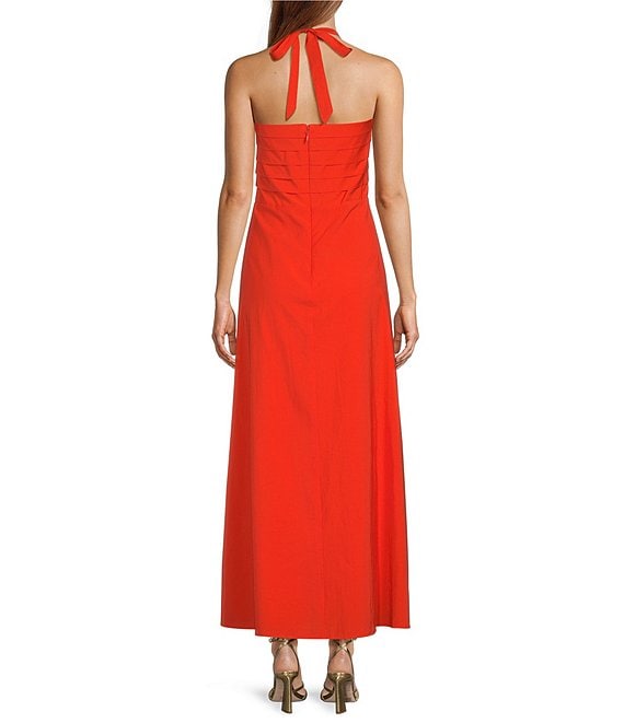 antonio melani halter dress Antonio Melani Cecila Button Front A-line Halter Dress, Womens, 16, Strawberry