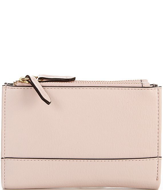 Antonio Melani Double Top Zip Small Leather Wallet | Dillard's
