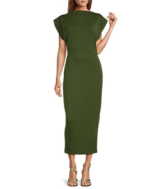 Antonio store melani zipper midi dresses