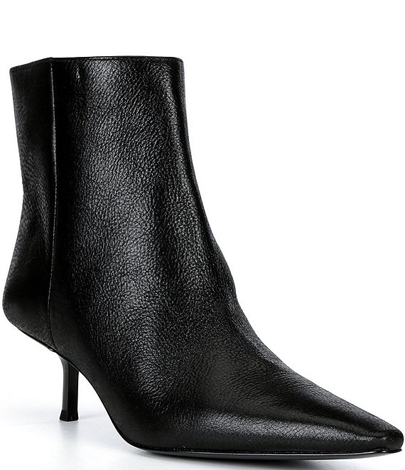 Antonio Melani LaneeTwo Leather Low Heel Booties
