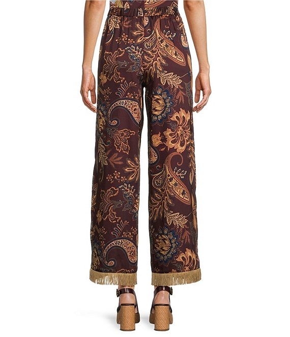 Antonio Melani Coordinating Margaret Paisley Flat Front Pants