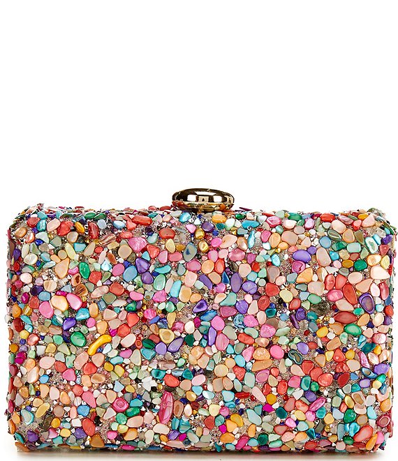 Antonio Melani Multi Color Minaudiere Clutch, Multi - Image 1
