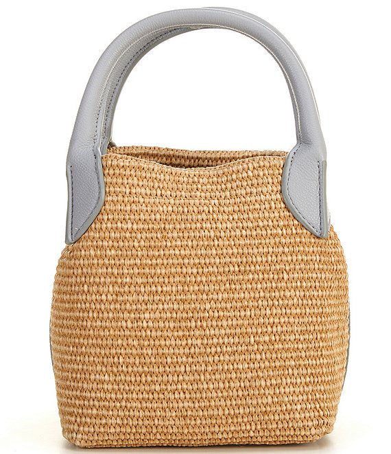Antonio Melani Mya Raffia Boxy Handle Resort Bag | Dillard's