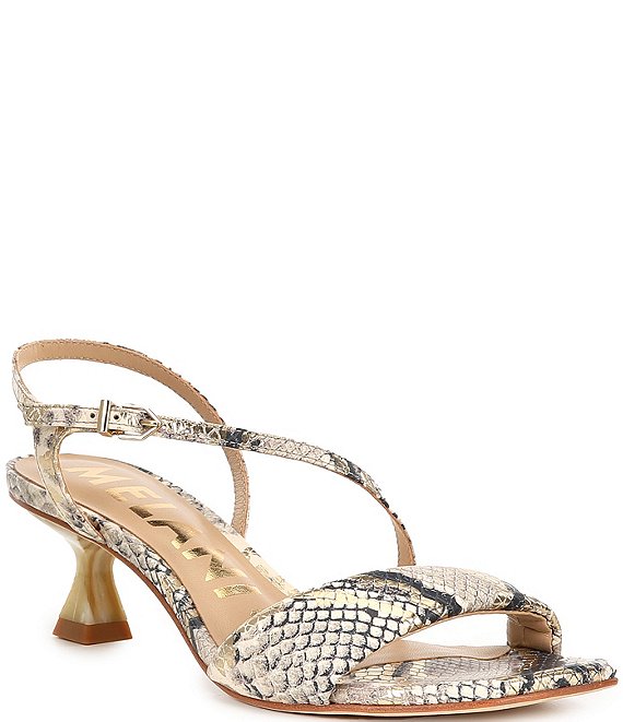 Antonio Melani Rhea Snake Embossed Leather Sandals | Dillard's