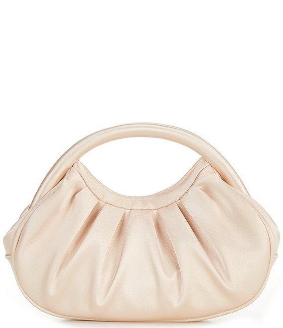 Antonio Melani Ruched Satin Top Handle Clutch Bag | Dillard's