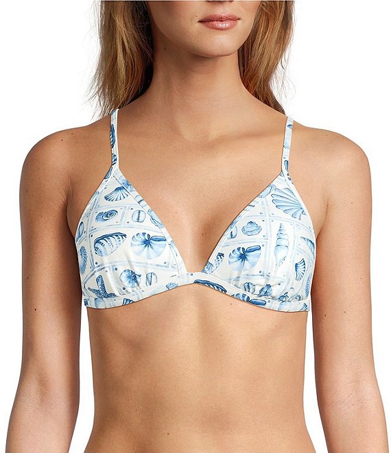 Antonio Melani Seashell Gallery Molded Triangle Swim Top