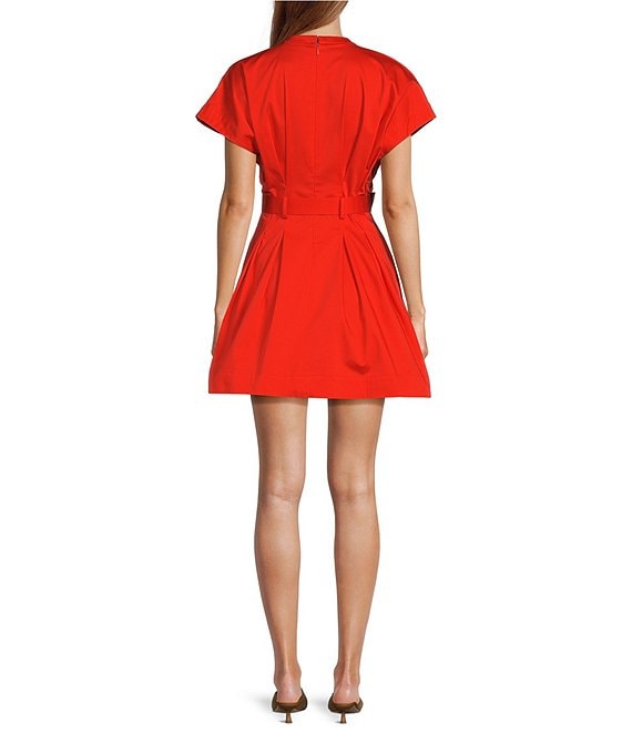 ワンピース belted tiered dress mini theredthread Antonio Melani Sylvia Belted Mock Neck Dress | Dillard's