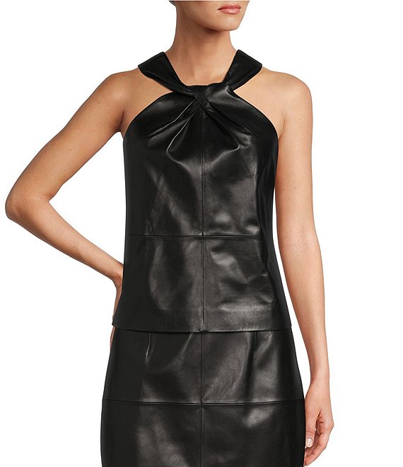 Dillards antonio 2025 melani leather dresses