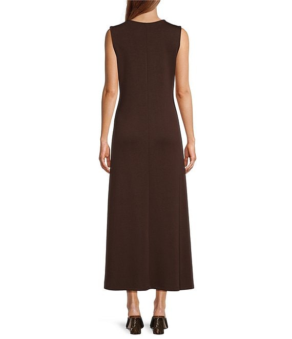 Antonio Melani V-Neck Sleeveless Elevated Sun Dress | Dillard's