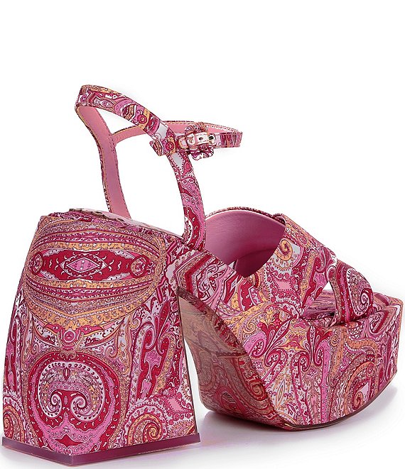 Antonio Melani x Amanda Jones Vaughan Cece Paisley Print Platform