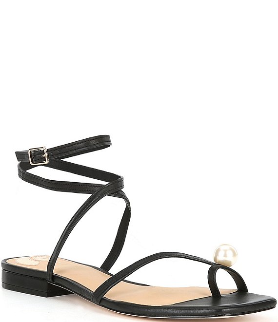 Antonio Melani x M.G. Style The Flat Ankle Wrap Strappy Sandals Dillard s