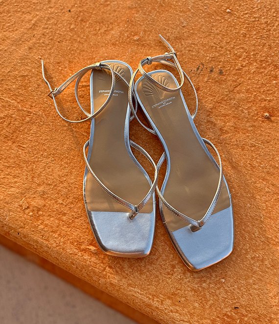 Antonio Melani x Stephanie Covington Mary Leather Ankle Strap