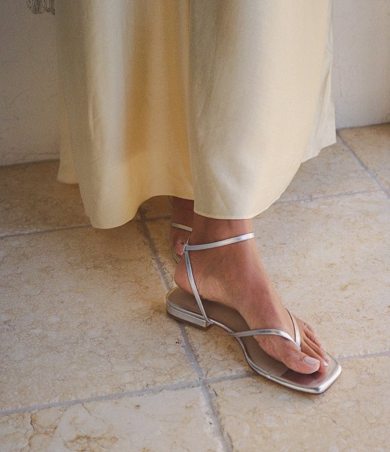 Antonio Melani x Stephanie Covington Mary Leather Ankle Strap