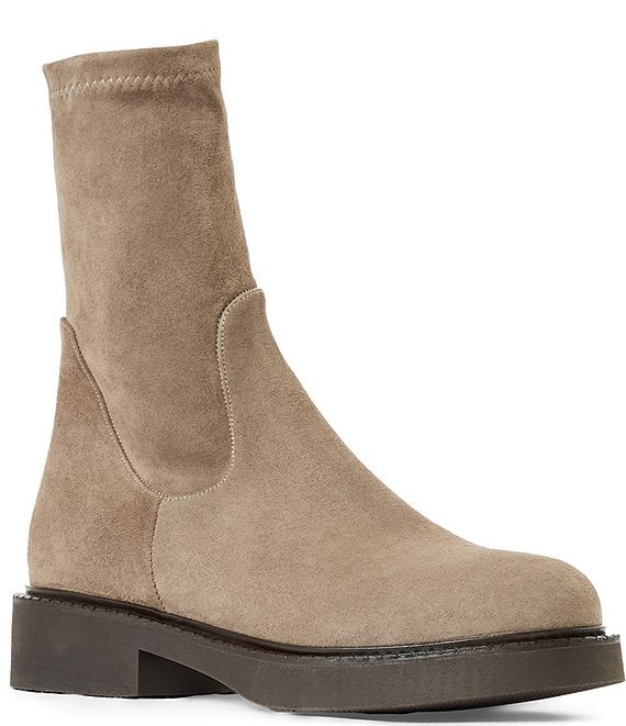 Aquatalia Binita Waterproof Stretch Suede Ankle Booties