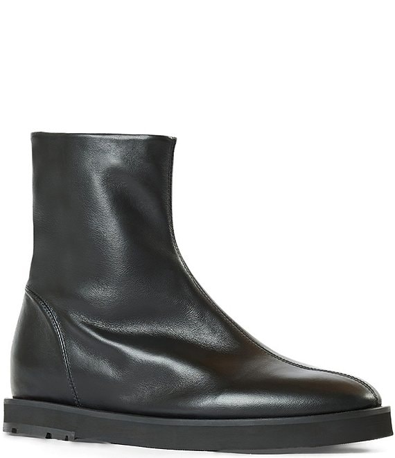 Aquatalia Louisa Nappa Leather Ankle Booties