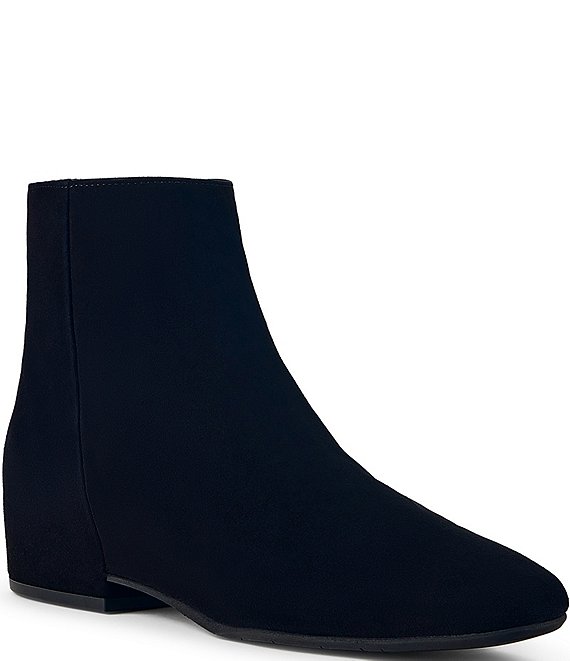 Aquatalia Ulyssa Suede Hidden Wedge Ankle Booties