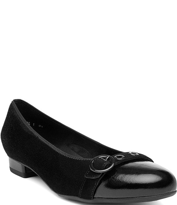 ara Broadway Suede Cap Toe Pumps