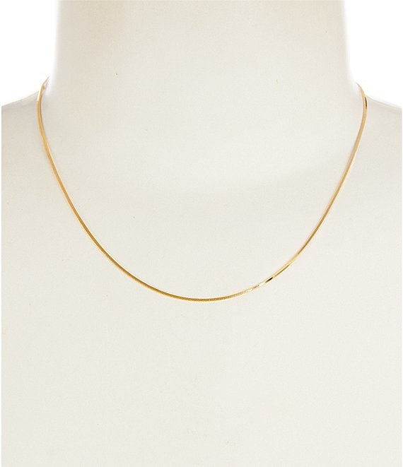Argento Vivo Herringbone Chain Necklace