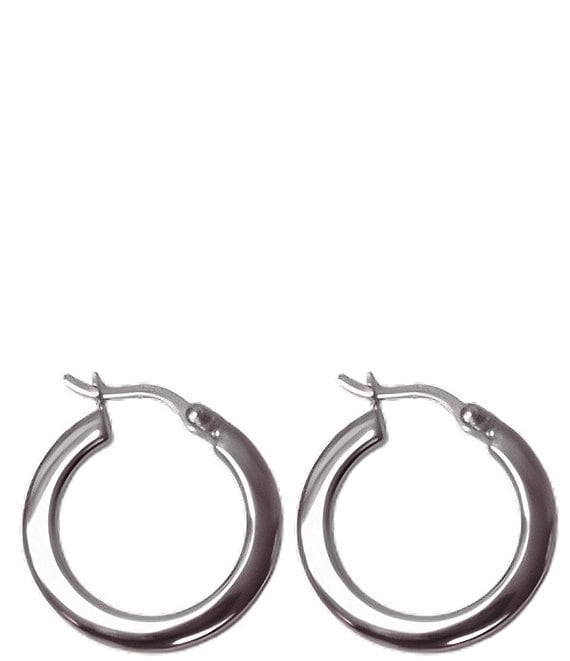 Argento Vivo Small Simple Hoop Earrings