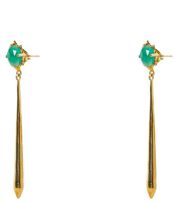 Argento Vivo Stone Linear Earrings