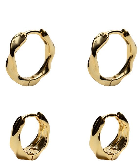 Argento Vivo Twisted Hoop Earring Set