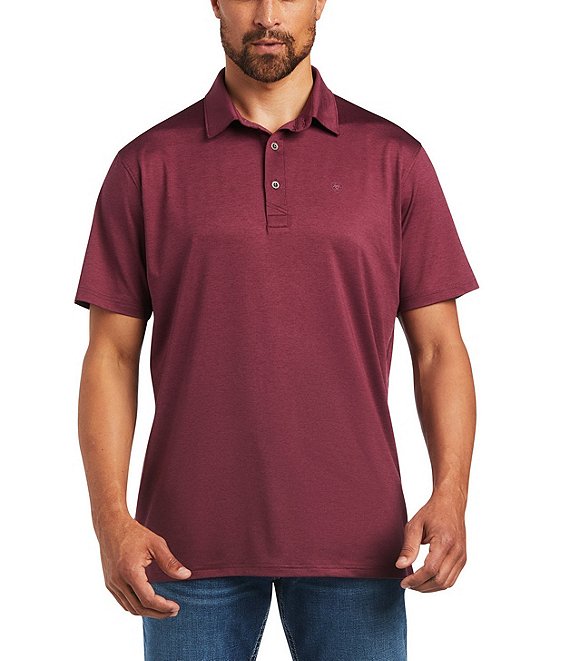 Ariat Charger 2.0 Fitted Performance Short-Sleeve Polo Shirt