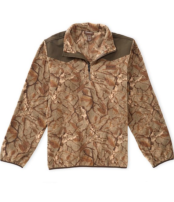 Ariat Color Block Western-Inspired Long Sleeve Pullover
