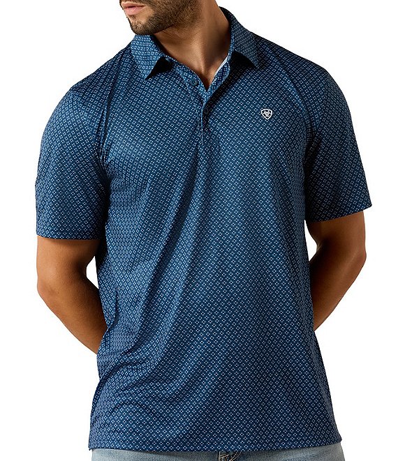 Ariat Medallion Printed Short Sleeve Polo Shirt