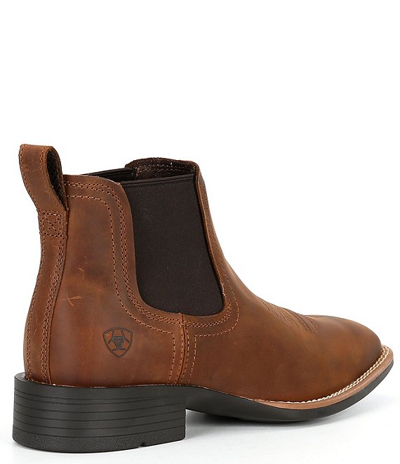 ariat mens dress boots Ariat Men's Downtown Western Boots, Inkwell Black, 8 D