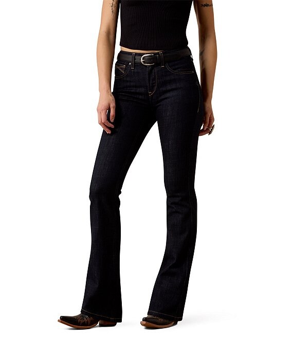 Ariat Quinn Stretch Denim High Rise Boot Leg Full Length Jeans
