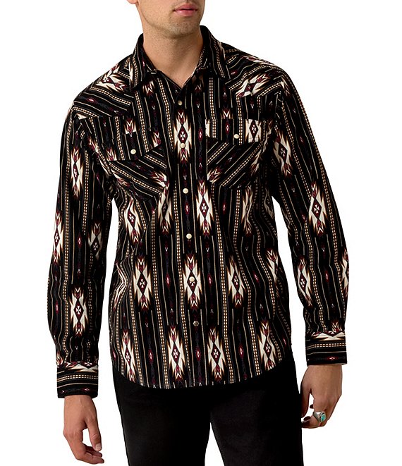 Ariat Retro Holbert Printed Corduroy Shirt