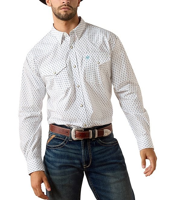 Ariat Terence Classic Fit Geometric Printed Woven Shirt