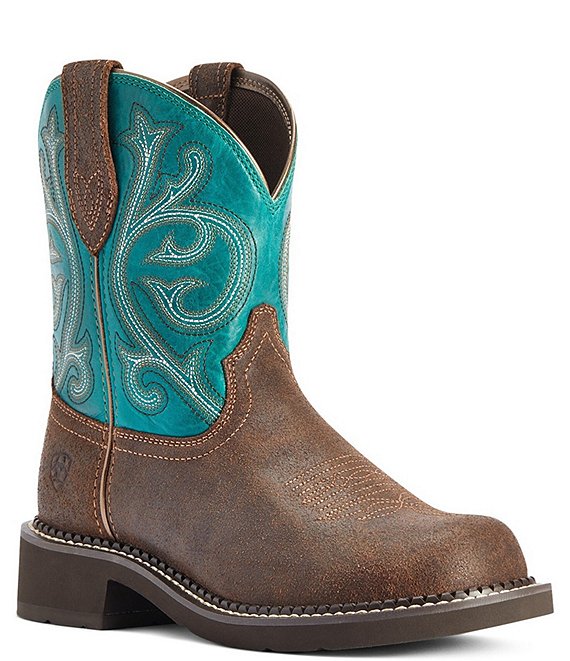 Ariat Women's Fatbaby Leather Heritage Western Boots | Dillard's