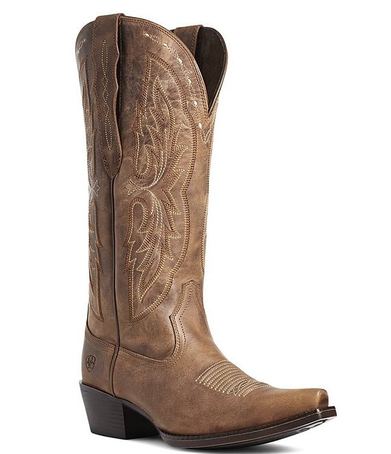 Ariat Women's Heritage X Toe Electric Wide Calf Tall Western Boots, Womens  Wide Calf Cowgirl Boots
