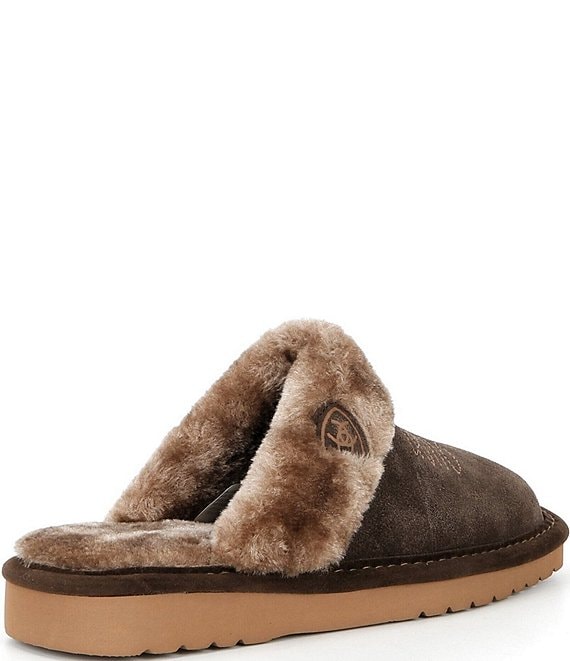 Ariat Women's Jackie Suede Square Toe Slippers | Dillard's