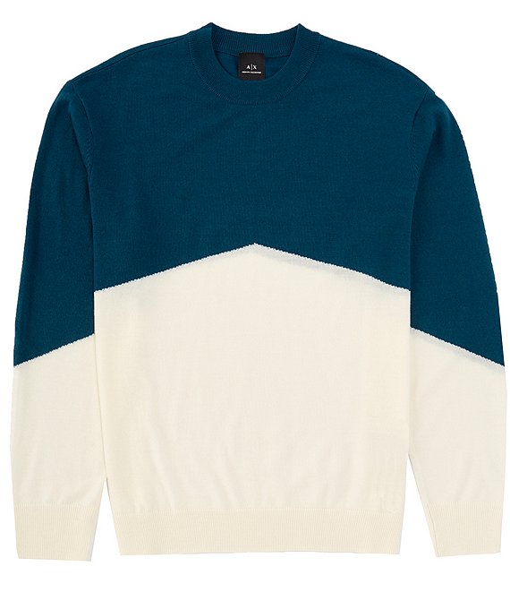 Armani Exchange Color Block Sweater