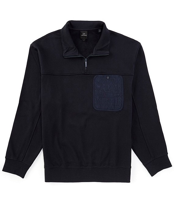 Armani exchange polo zip hotsell