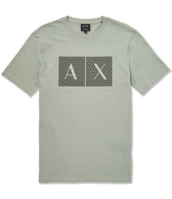 Armani Exchange Large Ax Box Logo Short Sleeve T-Shirt