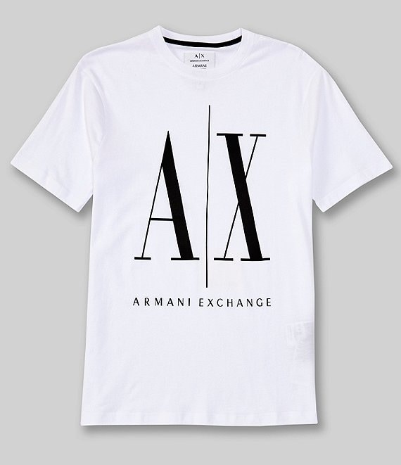 Armani Exchange Large Icon Logo Short-Sleeve Tee | Dillard's