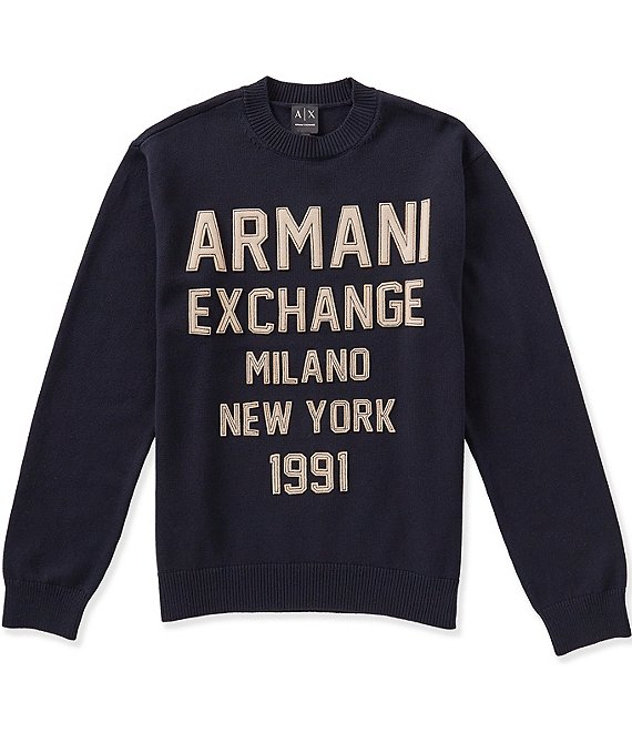 Armani Exchange Large Print Sweatshirt