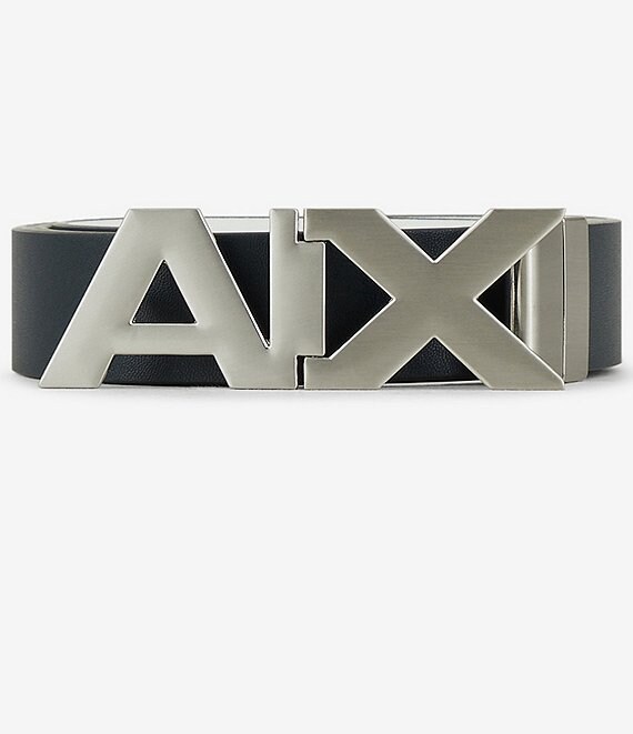 Color:Navy/White - Image 1 - Navy AX Hinge 1.2#double; Reversible Belt