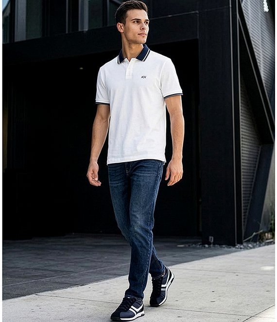 Armani Exchange Slim Fit Denim Jeans | Dillard's