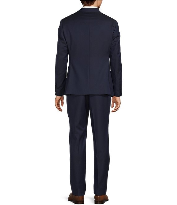 Armani Exchange Slim Fit Flat Front Solid 2-Piece Suit | Dillard's